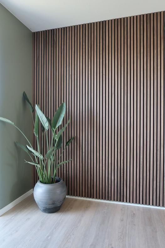 How to Create an Interior Vertical Wood Slats Wall in 2023